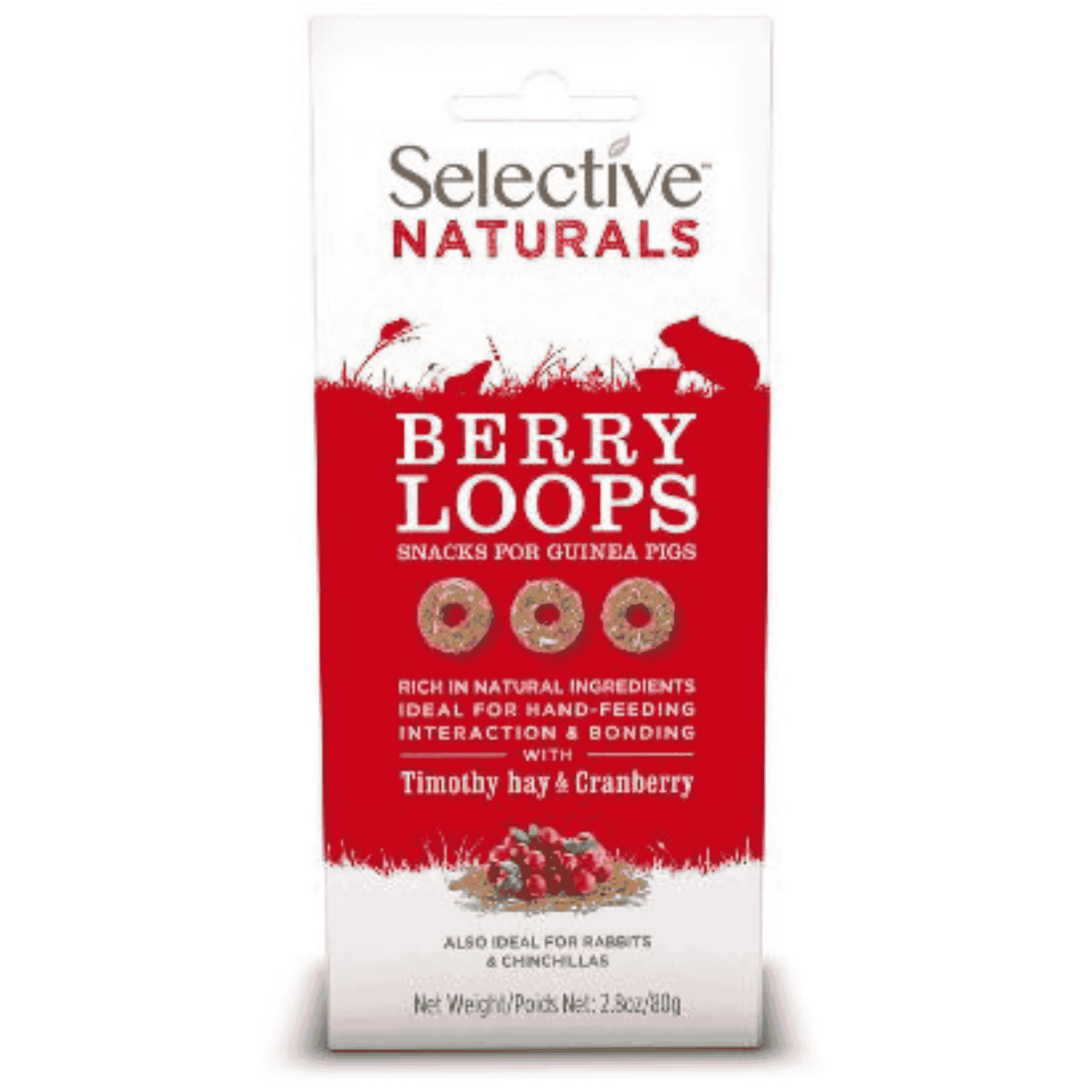 Selective Naturals Berry Loops with Timothy Hay & Cranberry - Twigs & Burrows
