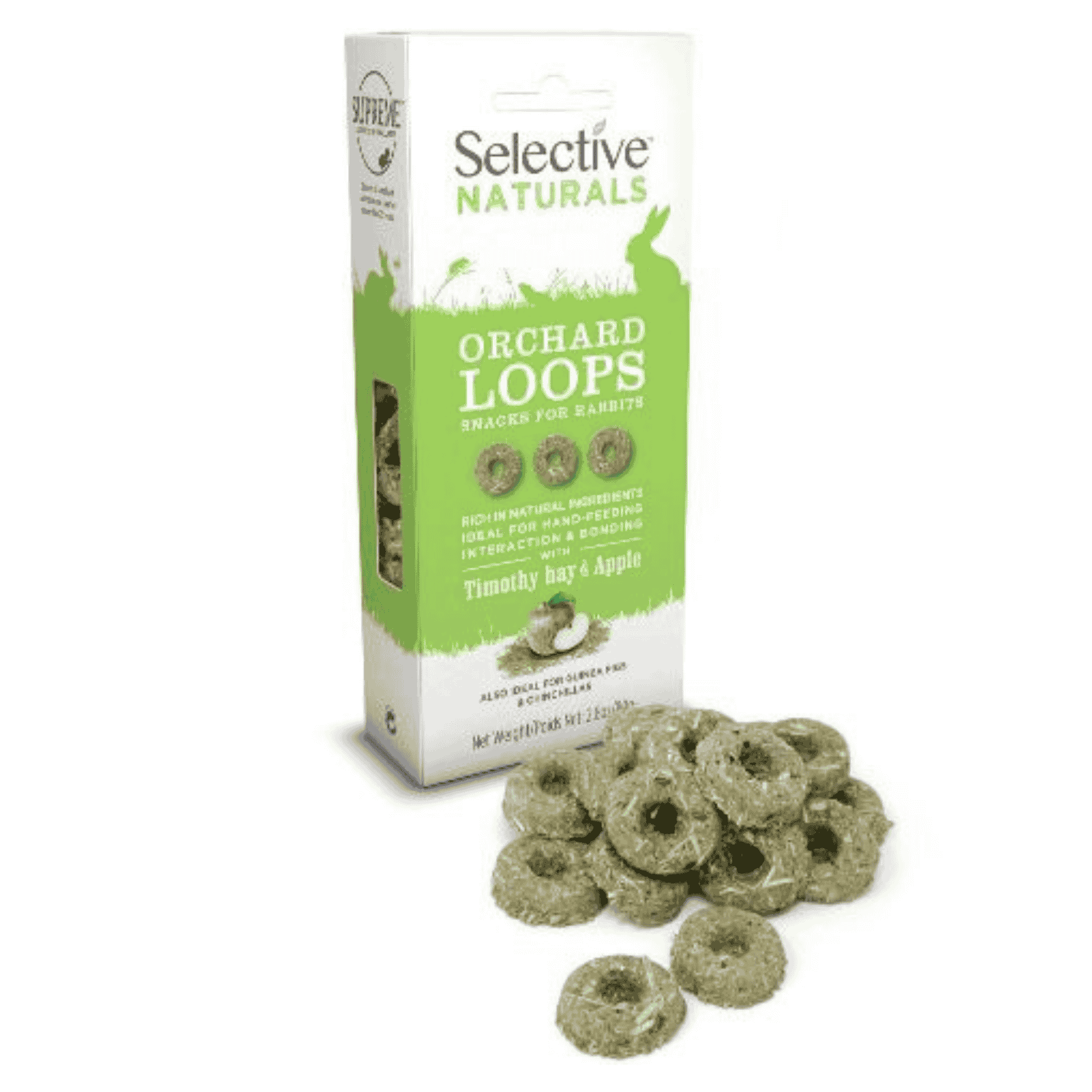 Selective Naturals Orchard Loops with Timothy Hay & Apple - Twigs & Burrows