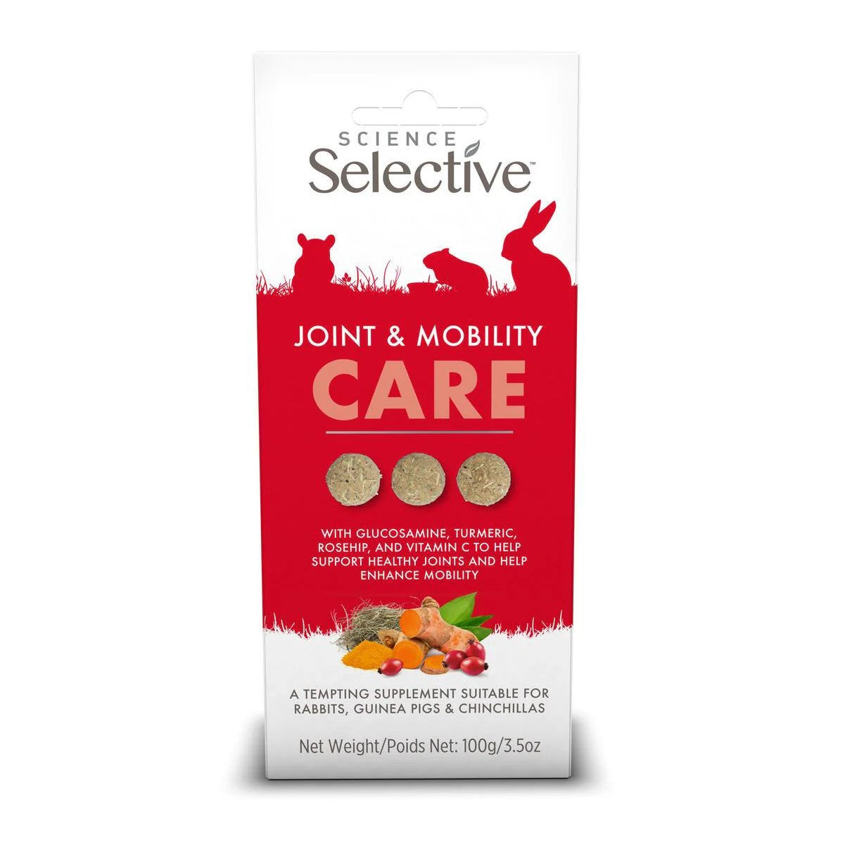 Science Selective Joint & Mobility Care supplement package for small animals on a white background