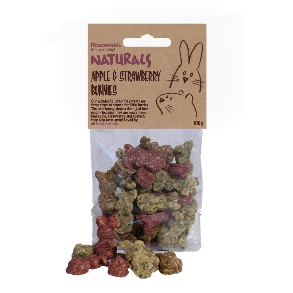 Apple, Strawberry & Spinach Bunnies - Twigs & Burrows