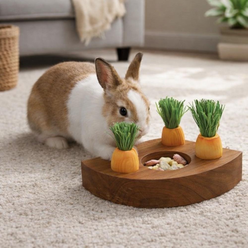 Carrot Toy 'n' Treat Holder - Twigs & Burrows