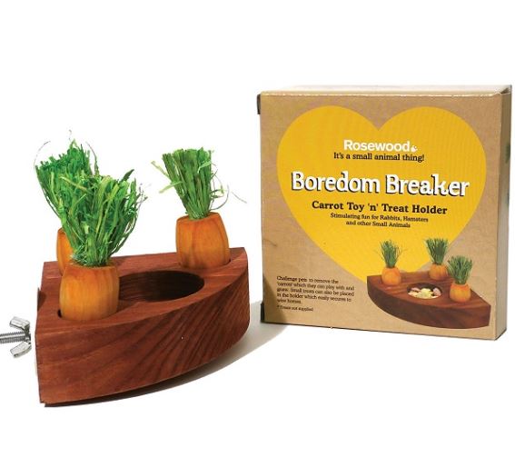 Carrot Toy 'n' Treat Holder - Twigs & Burrows