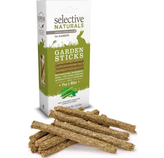 Selective Naturals Garden Sticks with Pea & Mint - Twigs & Burrows